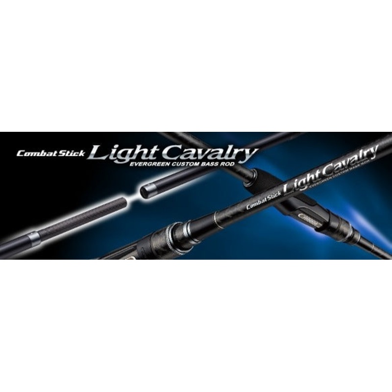 Evergreen Bass Rod Light Cavalry CLCC-71MH (Baitcasting 2 Piece)