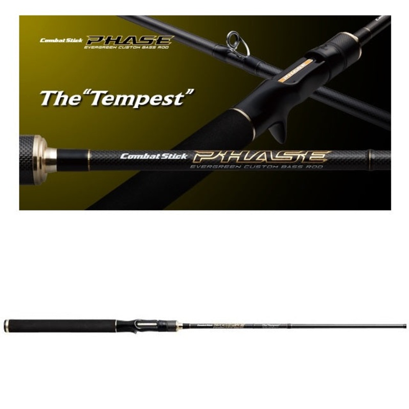Evergreen Bass Rod Phase PCSC-67MH Tempest (Baitcasting 1 Piece)