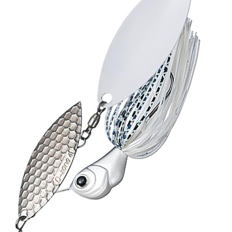 Evergreen Spinnerbait MoDO D Zone 1/2oz Double Willow #04 Super White