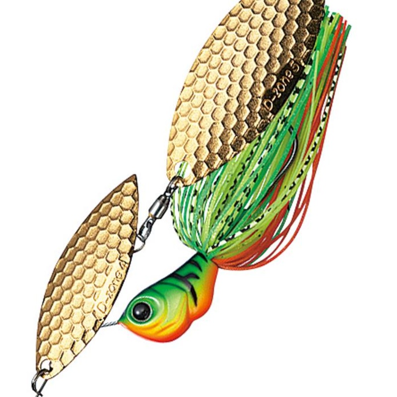 Evergreen Spinnerbait MoDO D Zone 3/8oz Double Willow #06 Hot Tiger