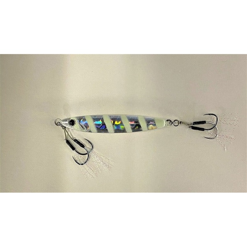 Zeake Metal Jig R Sardine TG 60g Zebra Glow