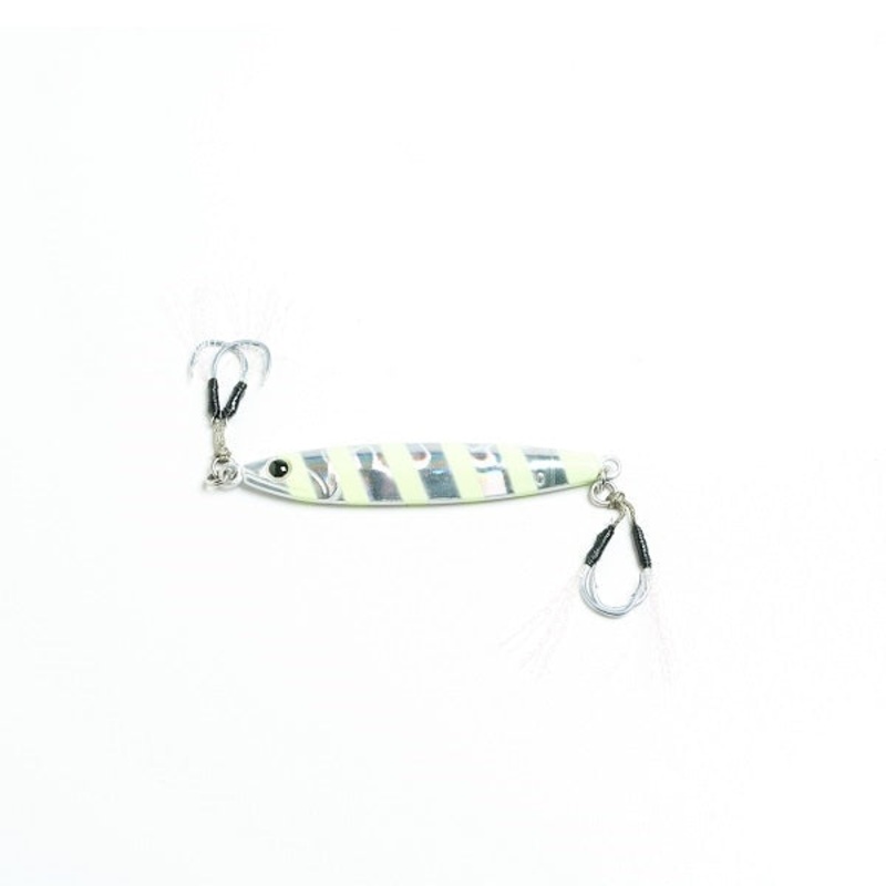 Zeake Metal Jig R Sardine TG 80g Zebra Glow
