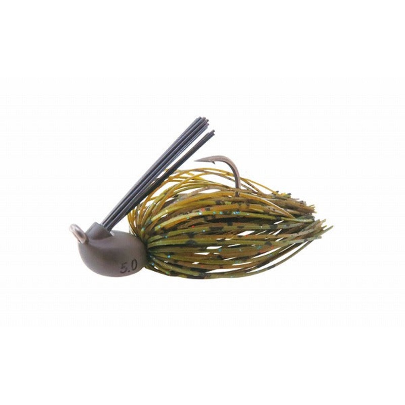 Bottomup Rubber Jig Gap-Jig 9.0g Green Pumpkin Blue