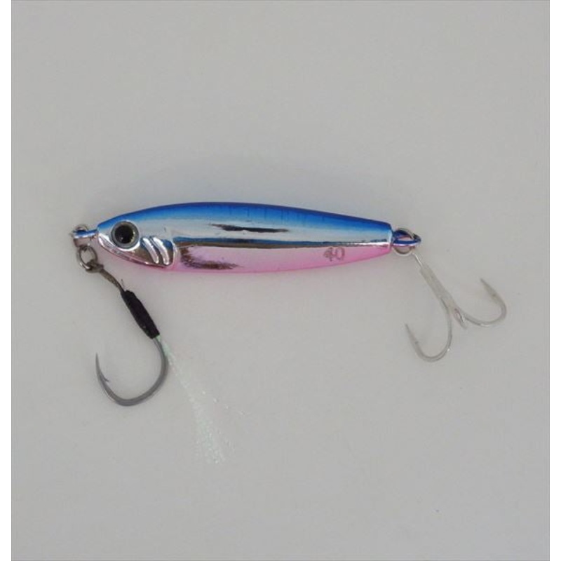 Zeake Metal Jig F-Sardine 40g Aluminum Blue Pink UV21