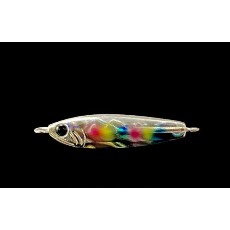 Zeake Metal Jig F-Sardine 40g FS007 Rainbow Candy