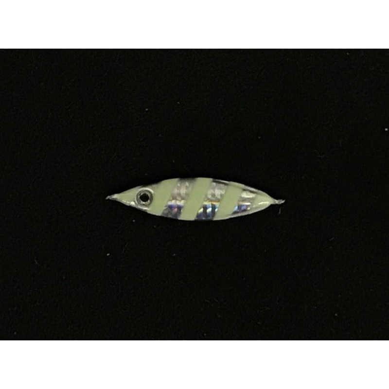 Zeake Metal Jig Z-Bit 1g Zebra Glow